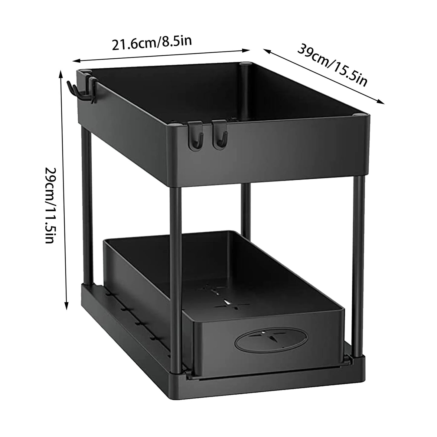 Kitchen Storage Organizer Supplies Sliding