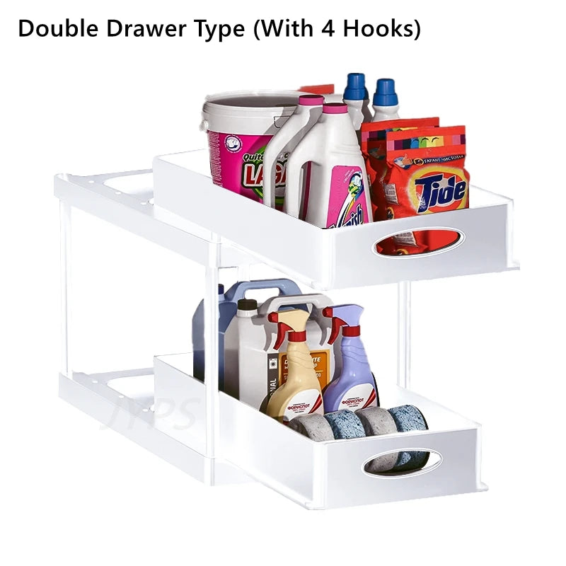 Kitchen Storage Organizer Supplies Sliding