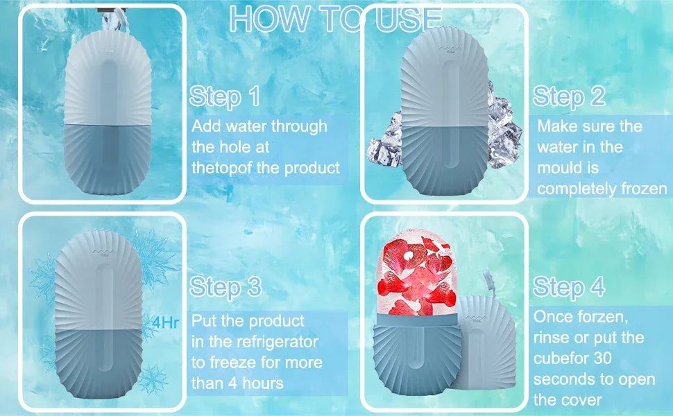 Ice Facial Roller for glowing skin