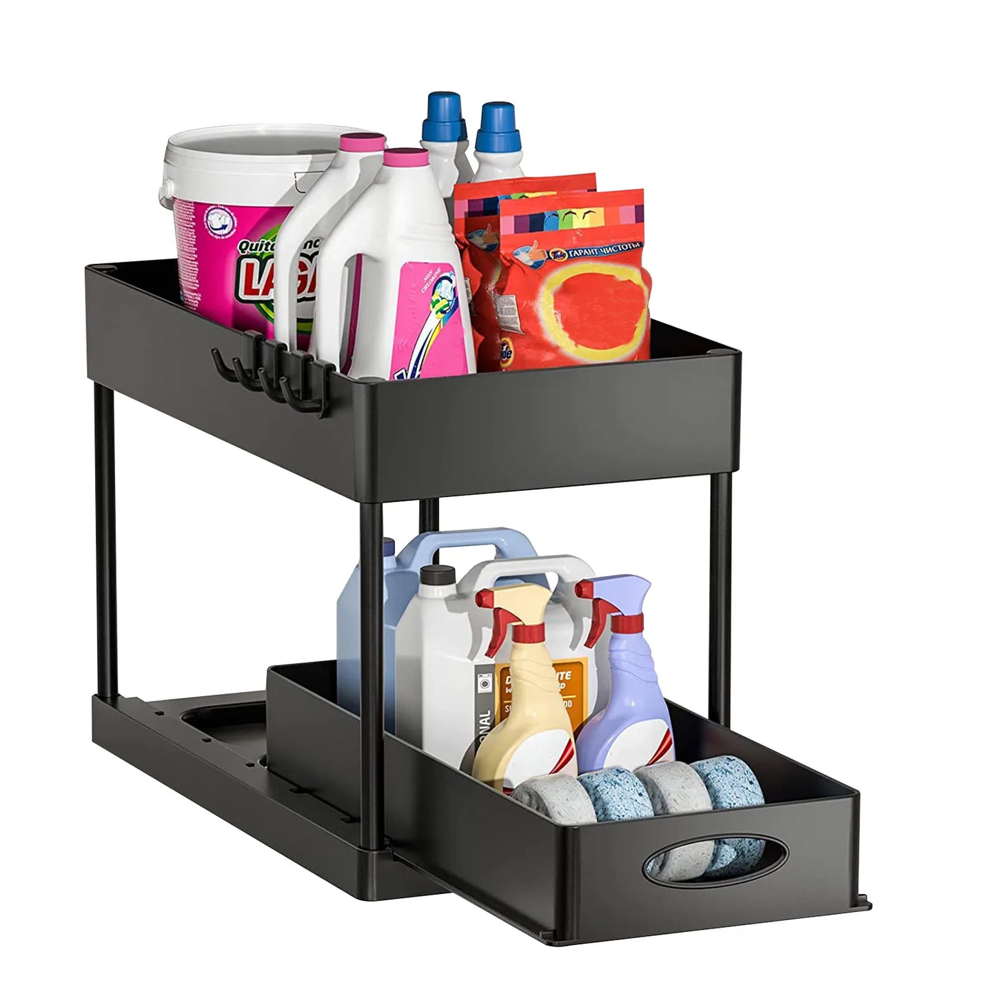 Kitchen Storage Organizer Supplies Sliding