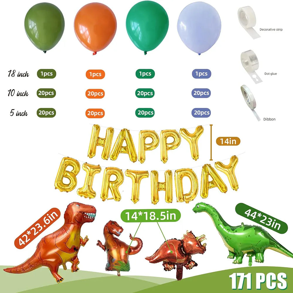 Balloon Garland Arch Kit Wild Theme Dinosaur Theme Party